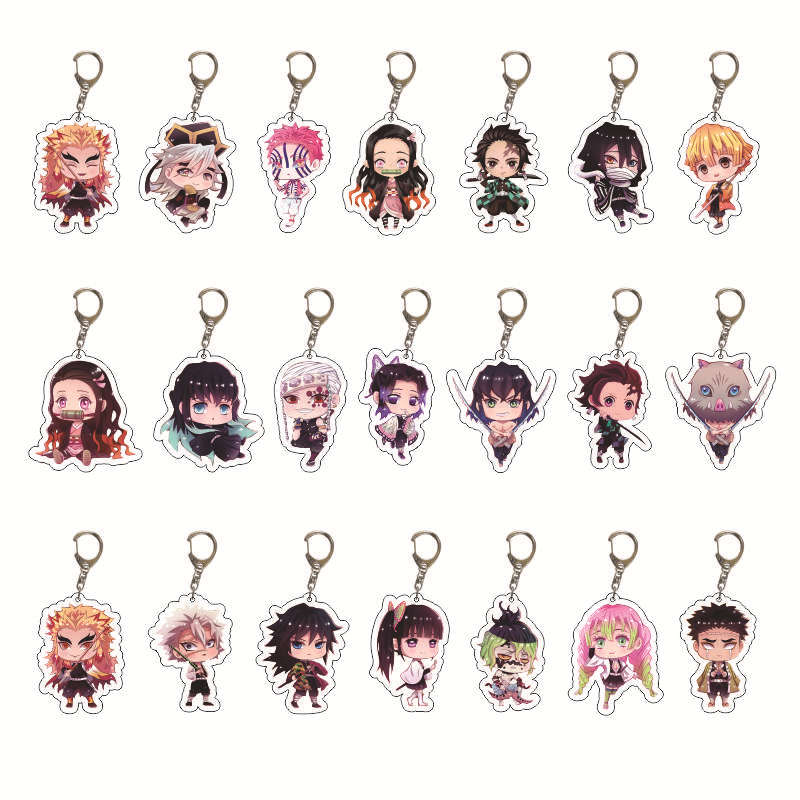 Anime Cosplay Tanjiro - Demon Slayer Anime Acrylic Keychain Kamado