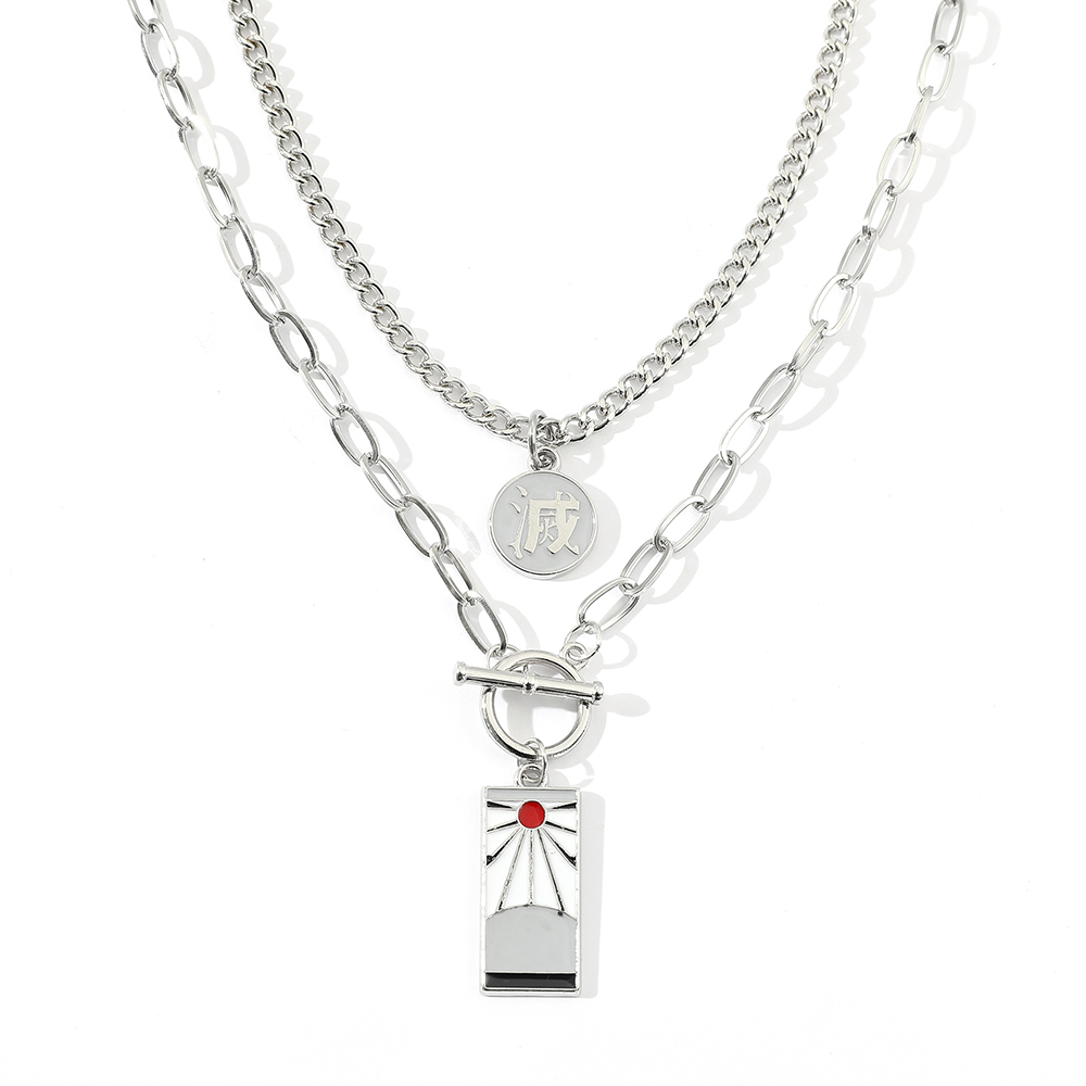 Anime Cosplay Tanjiro - Anime Demon Slayer Tanjiro Necklace Classic