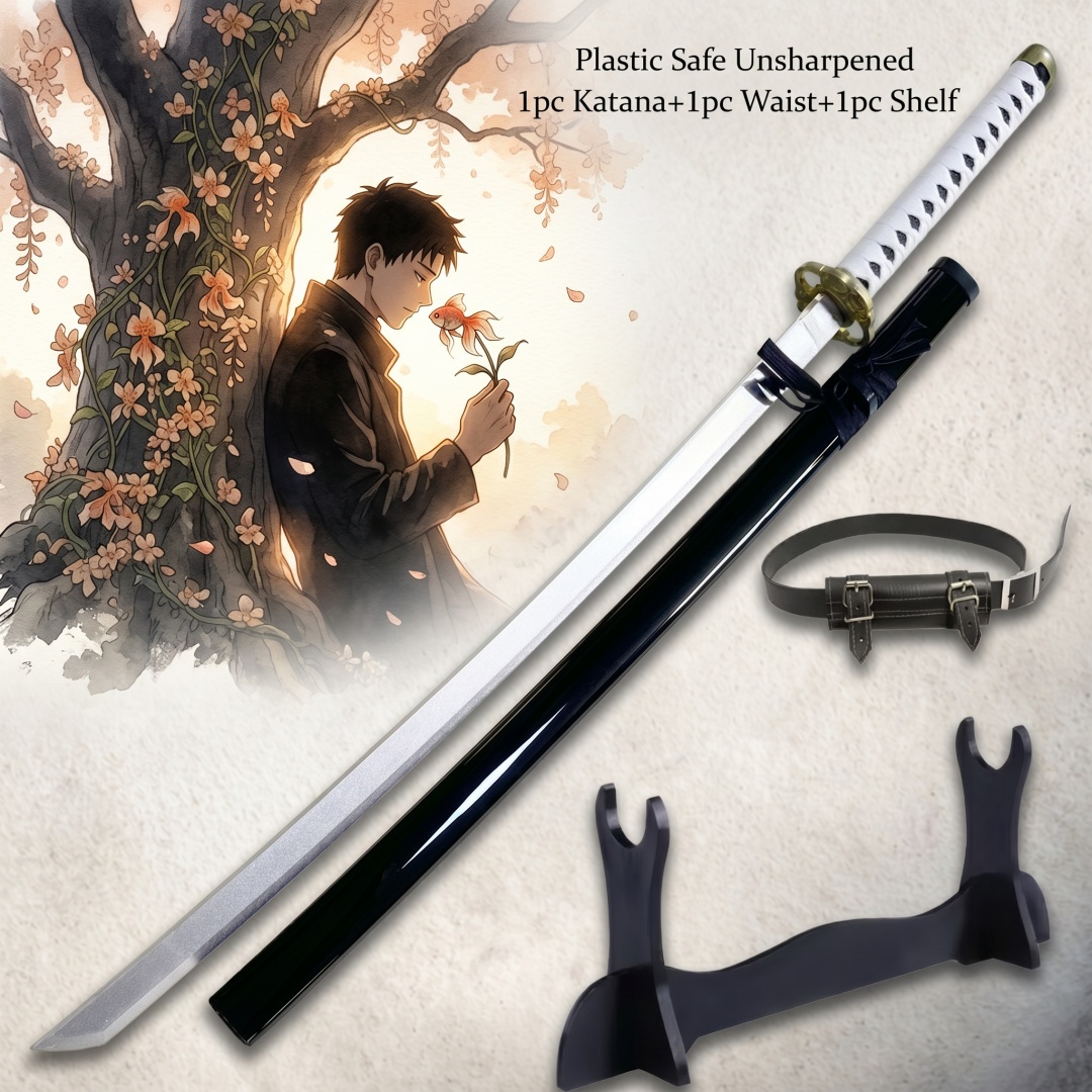 Anime Cosplay Real - 40inch Kagurabachi Katana With Stand Set