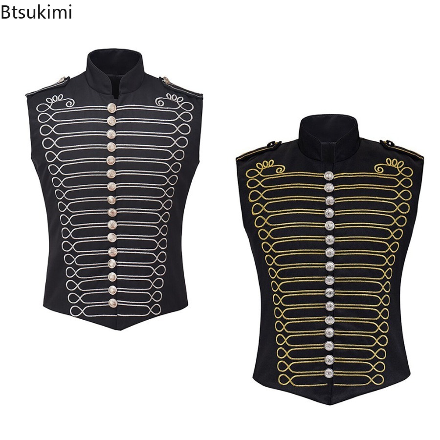 Anime Cosplay Romance - 2026 New Steampunk Men's Drummer Vest