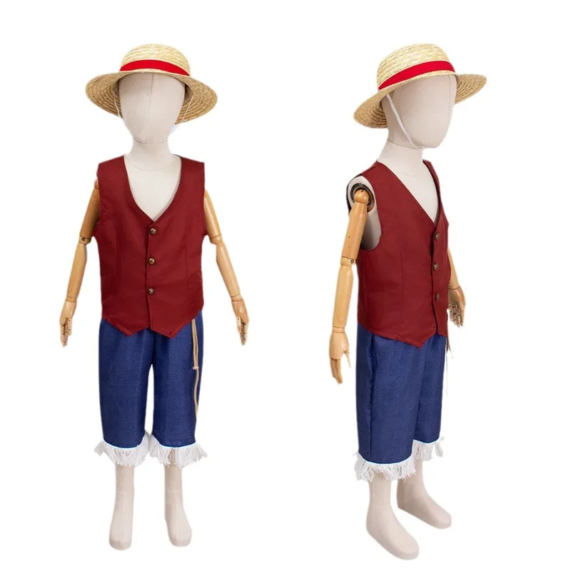 Anime Cosplay Luffy - ▶❤Movie Luffy Cosplay Costume Anime Monkey