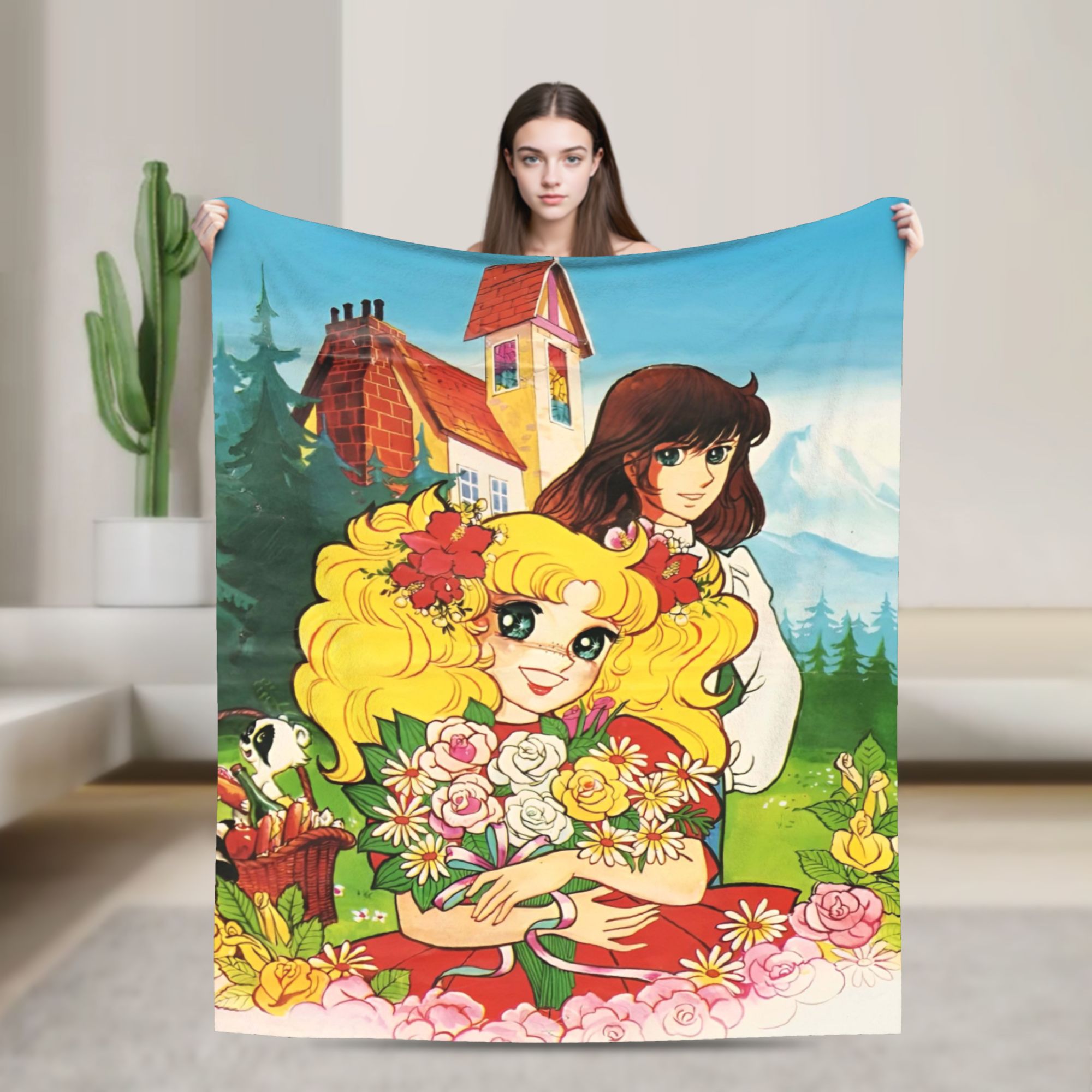 Anime Cosplay Romance - Candy Candy Anime Manga Blankets Romance