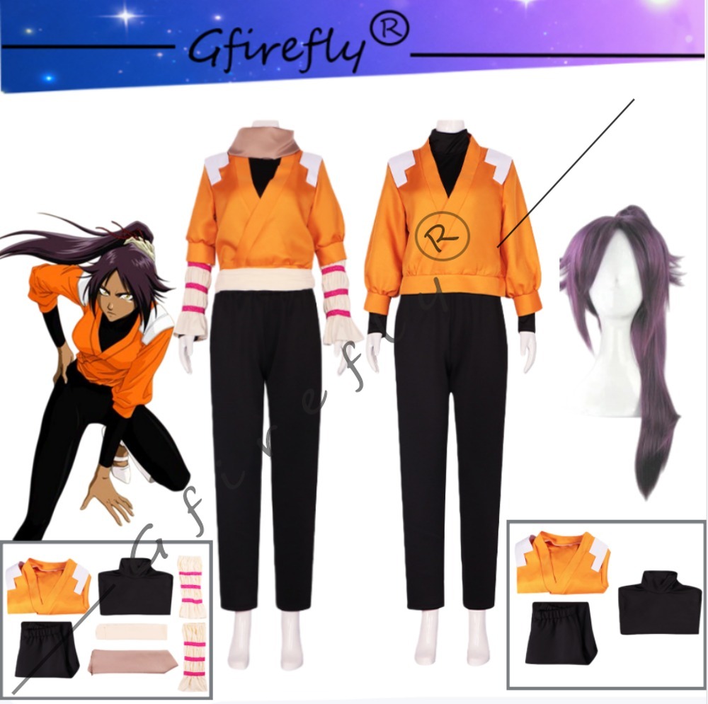 Anime Cosplay Bleach - BLEACH Yoruichi Shihouin Cosplay Costume Same