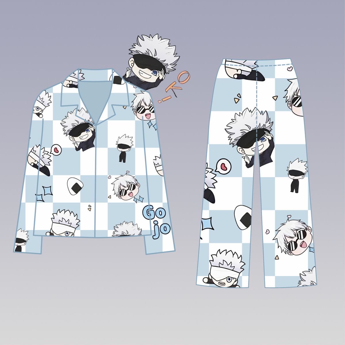 Anime Cosplay Couple - Jujutsu Battle Pain Clothes Gojo Gojo