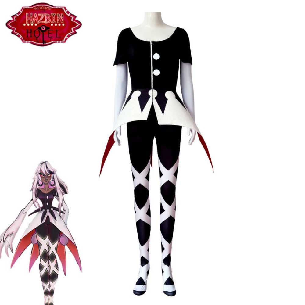 Anime Cosplay Events - Hazbin Hotel Carmilla Cosplay Costume Black