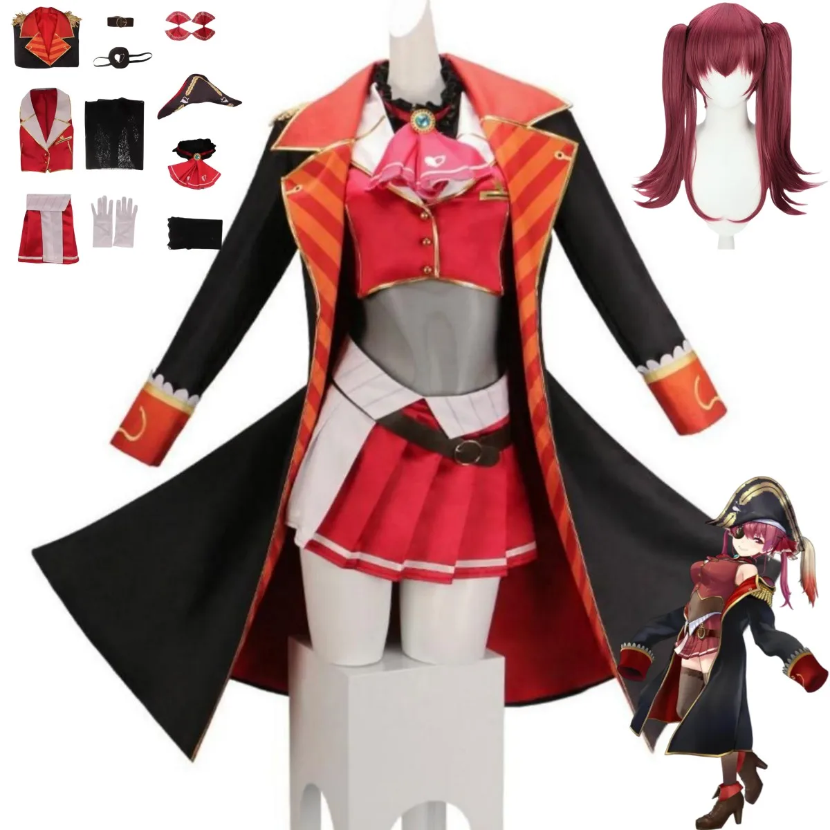 Virtual YouTuber Houshou Marin - đánh giá và giá Anime Marin Cosplay