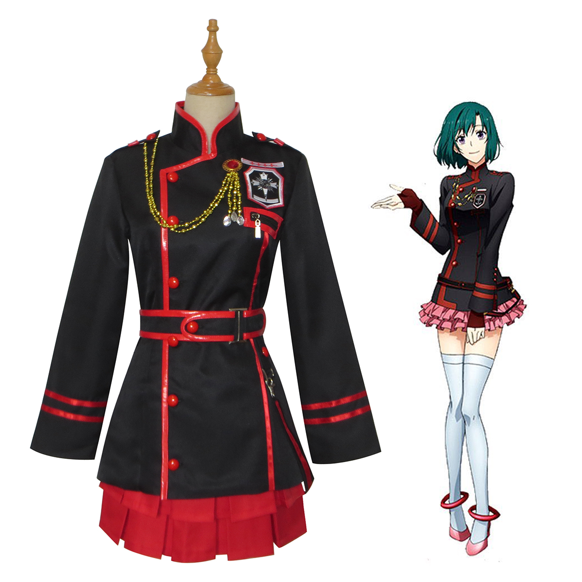 D.Gray-Man Lenalee Lee Black O - đánh giá và giá Cosplay Anime Black