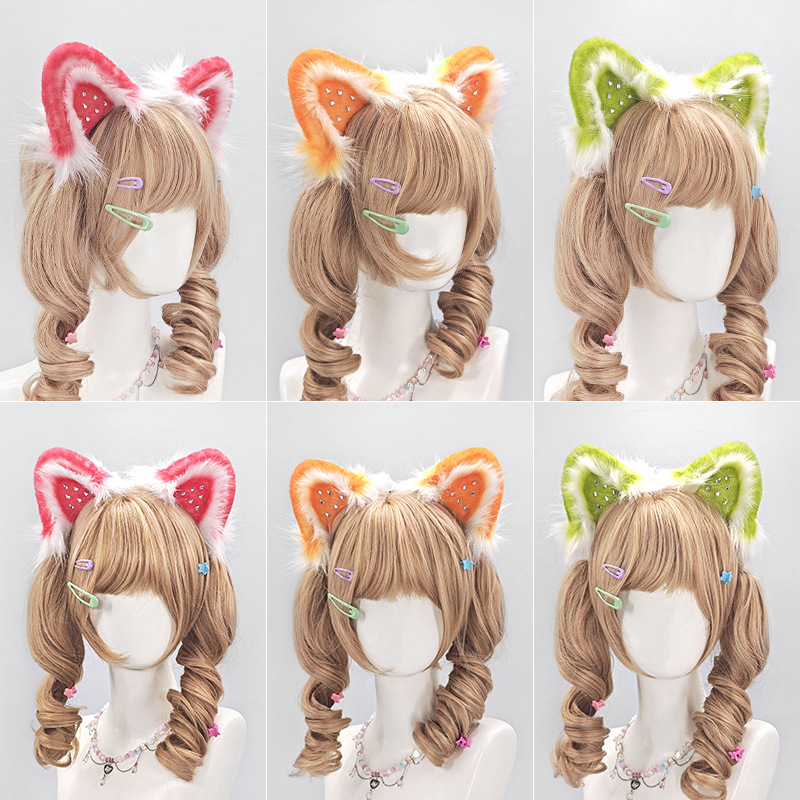 Sweet Strawberry Cat Ear Hairb - đánh giá và giá Cosplay Anime Expo