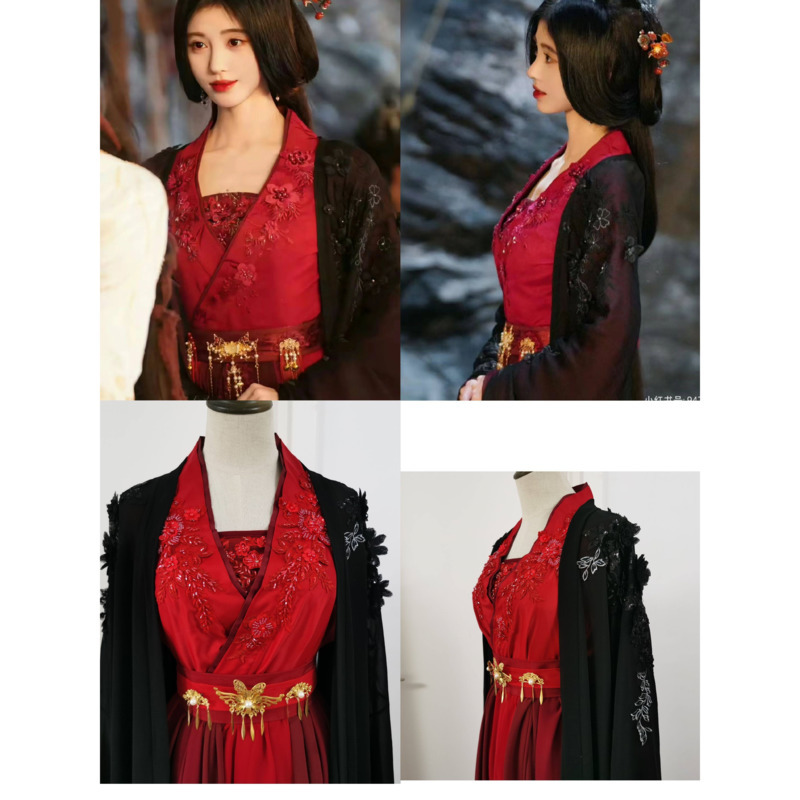 Jiu Jingyi's Black And Red Han - đánh giá và giá Cosplay Anime Black