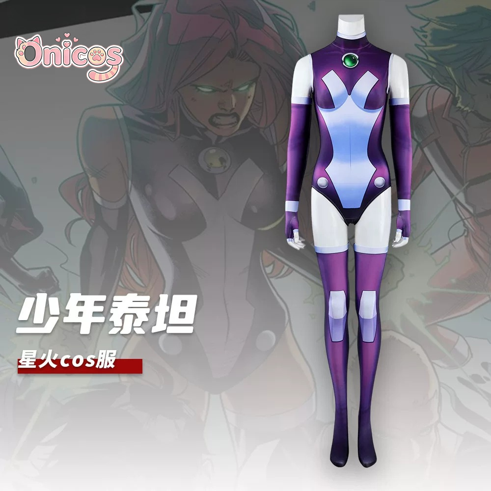 Teen Titans Starfire Koriand'r - đánh giá và giá Anime Cosplay Bodysuit