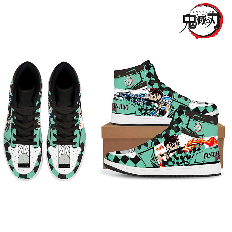 custom shoes Demon Slayer Anim - đánh giá và giá Anime Cosplay Tanjiro