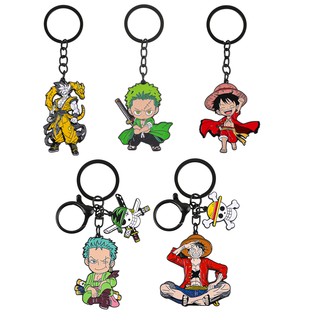 One Piece Anime Keychain Set - - đánh giá và giá Anime Cosplay Luffy