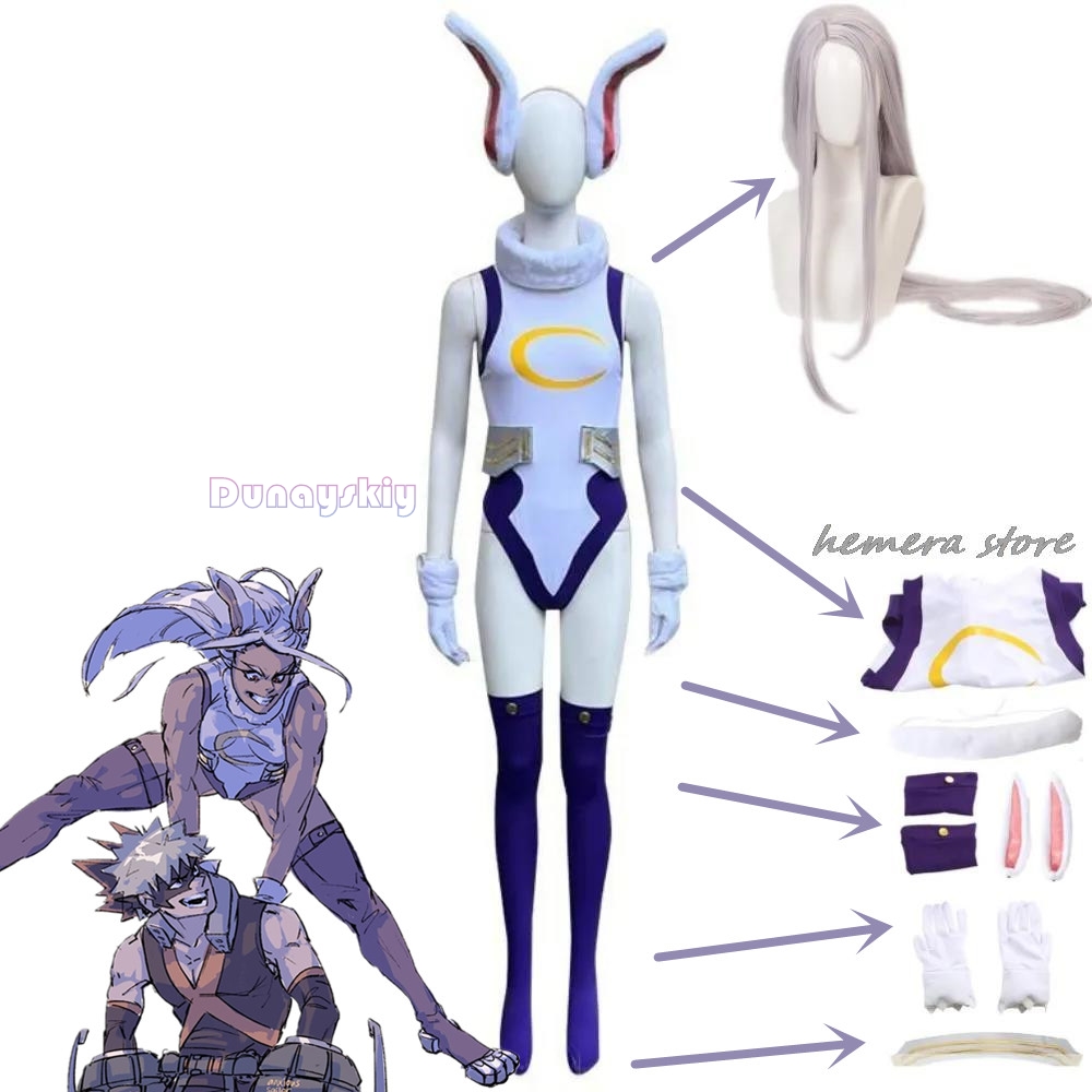 My Hero Academia Rumi Usagiyam - đánh giá và giá Anime Cosplay Bodysuit