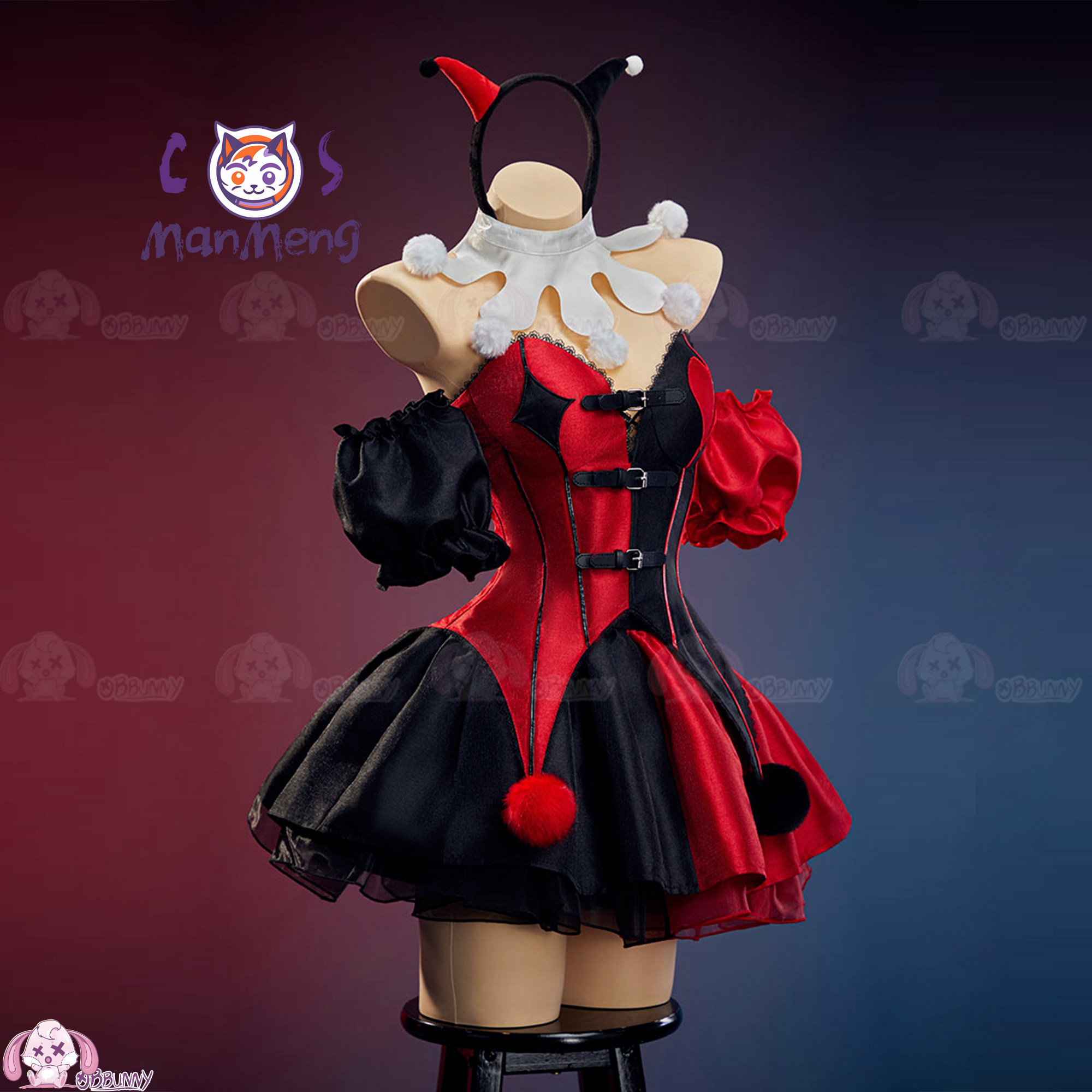 New Clown Gothic Lolita Waist  - đánh giá và giá Cosplay Anime Black