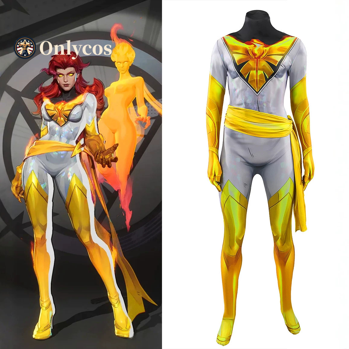 Rivals White Crown Phoenix Jea - đánh giá và giá Anime Cosplay Bodysuit
