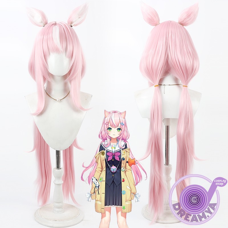 Yang Nari Cosplay Wig Vtuber P - đánh giá và giá Anime Yang Cosplay