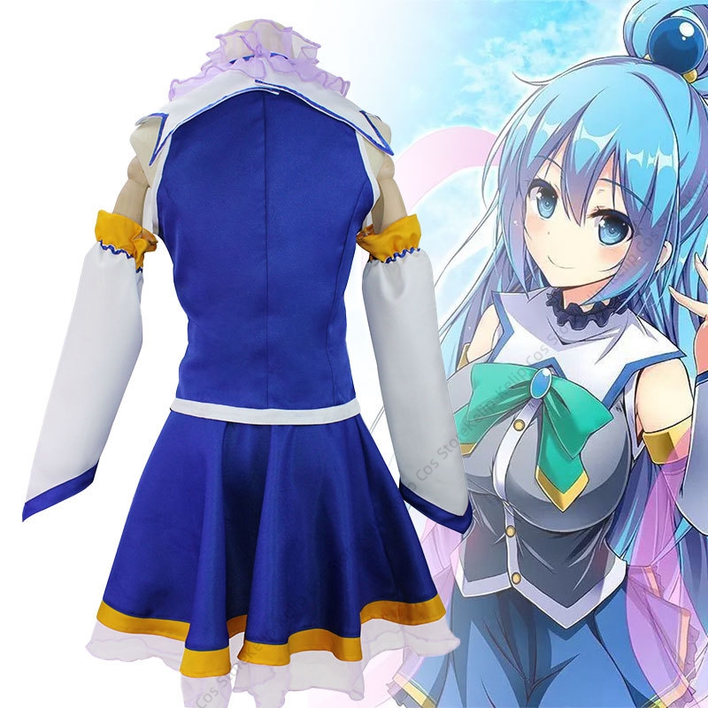 Konosuba Aqua Cosplay Costume  - đánh giá và giá Cosplay Anime Expo