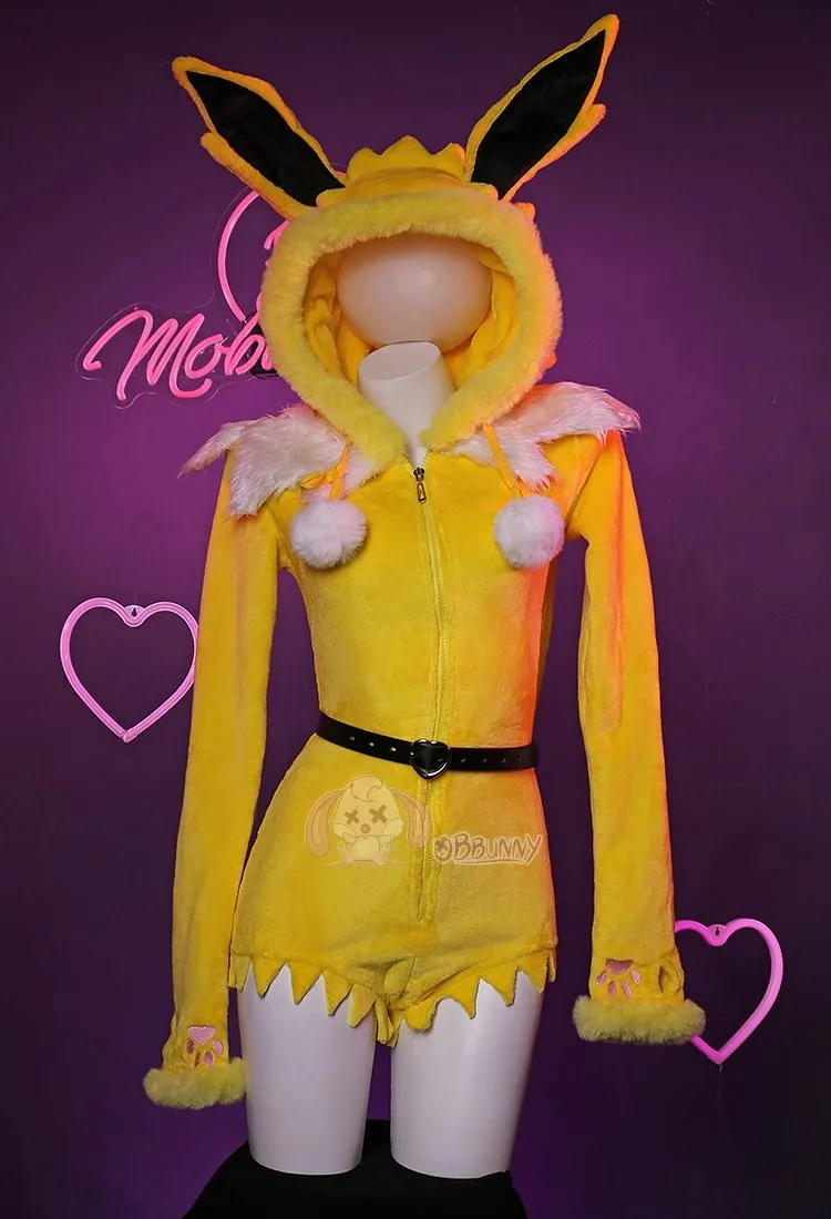 Sexy Deep V Hooded Bodysuit So - đánh giá và giá Anime Cosplay Bodysuit