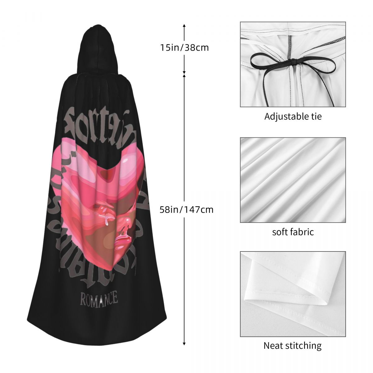 Fontaines DC Romance Long Hood - đánh giá và giá Anime Cosplay Romance