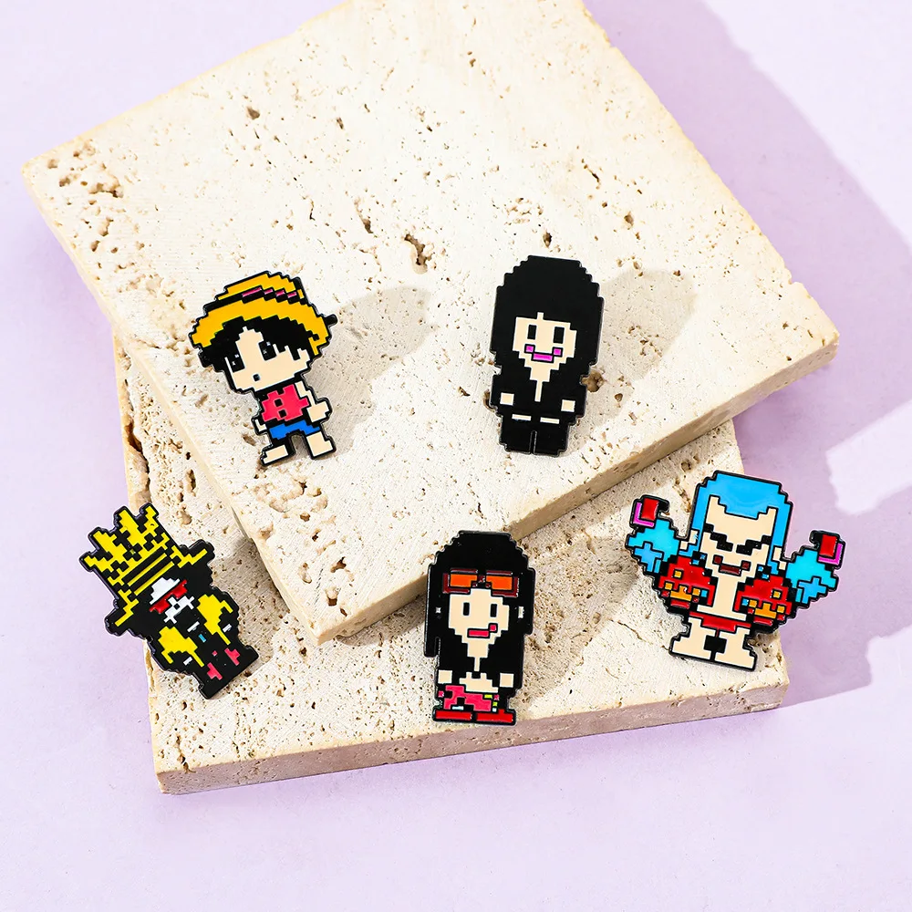 5 Pcs Creativity Pixel Style B - đánh giá và giá Anime Cosplay Luffy