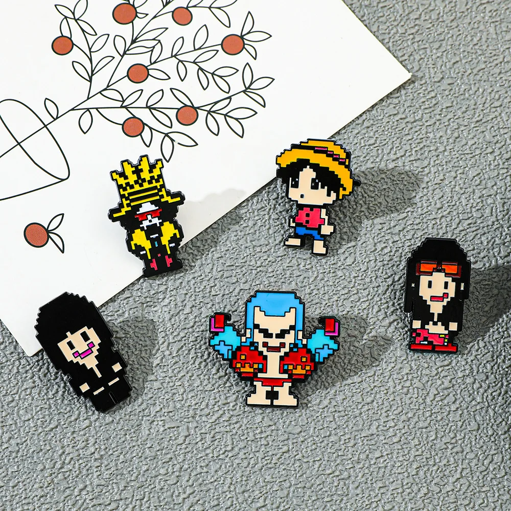 5 Pcs Creativity Pixel Style B - đánh giá và giá Anime Cosplay Luffy