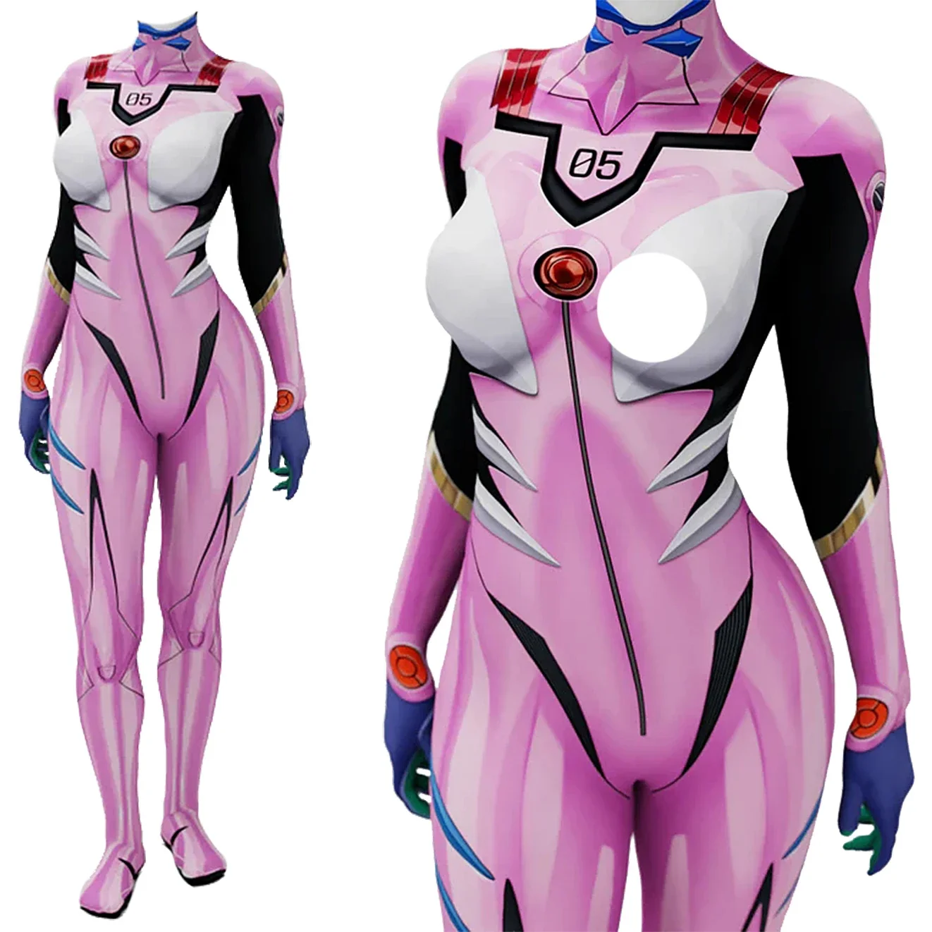 Anime EVA 05 Makinami Cosplay  - đánh giá và giá Anime Cosplay Bodysuit