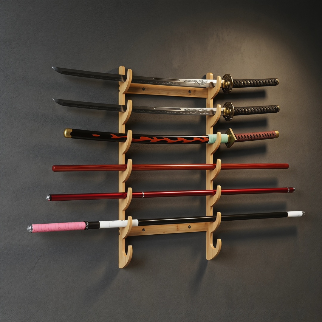 8-Layers Wall Sword Storage Sh - đánh giá và giá Anime Cosplay Real